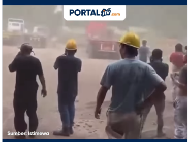 Terjadi kecelakaan kerja, sebuah besi tua digerinda meledak mirip bom. Seorang pekerja tewas, dan satunya lagi mengalami luka berat. Terjadi di pengolah baja PT Greel Wall Steel, di desa janti, kecamatan Waru, Sidoarjo, Senin, 6 April 2026. Foto: Instagram@portalJTV