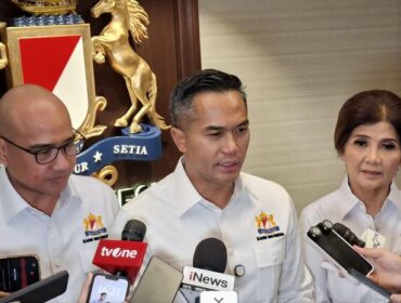 Pengurus Kadin usai bertemu Luhut