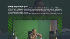 Foto dokumen saat Jaksa Ivan Rinaldi SH, MH sedang rapat di kantor Kejaksaan Negeri Depok, Jabar, sebeluum dipindah tugas ke Kejaksaan Tinggi Banten. Foto: Instagram@kejaksaannegeri depok