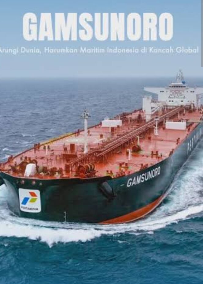 
					Kapal tanker Pertamina Gamsunoro seharga Rp 791,7 miliar, dikelola anak perusahaan PIS, dikontrakan ke pihak III, disewa sendiri oleh Pertamina untul angkut crude oil dari Saudi Arabia. Foto: ist