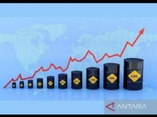 Ilustrasi kenaikkan harga minyak mentah dunia. Foto: antara
