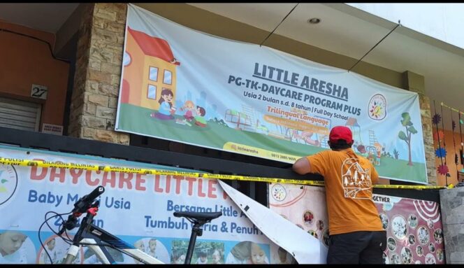 
					Suasana rumah daycare Little Aresha. Foto: bbc