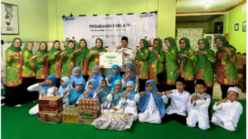 Agenda rutin tahunan, setiap melaksanakan acara peringatan hari jadi, PT Pegadaian selalu berbagi dengan kaum dhuafa dan anak yatim piatu. dan panti wredaPada tahun 2026 ini, ulang tahun ke -125, PT Pegadaian menyebarkan paket bantuan untuk 560 penerima dilaksanakan 1 April 2026. Foto: Dok/ PT Pegadaian