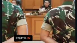 Sidang perdana kasus penyiraman air keras kepada Andrie Yunus digelar di Pengadilan Militer II-08 Jakarta pada Rabu, 29 April 2026. Foto: instagram@politik.in