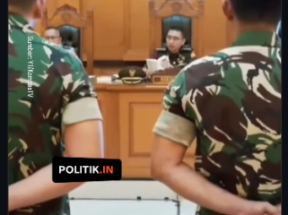 Sidang perdana kasus penyiraman air keras kepada Andrie Yunus digelar di Pengadilan Militer II-08 Jakarta pada Rabu, 29 April 2026. Foto: instagram@politik.in