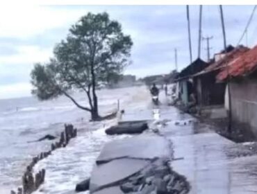 Ilustrasi banjir rob