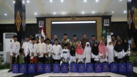 Acara tasyakuran memperingati May Day atau hari Buruh Internasional 1 Mei 2026, di pendopo Pemkab Jombang, Kamis 30 April 2026. Foto: diskominfo pemkab jombang