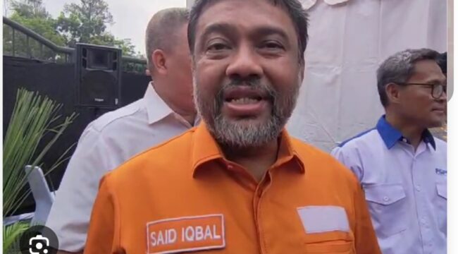 Said Iqbal, Presiden Konfederasi Serikat Pekerja Indonesia Indonesua (KSPI(. Foto: ist