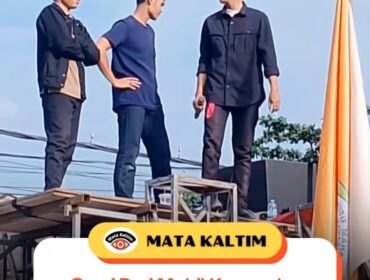 Aksi demo jilid II, Senin, 4 Mei 2026 di depan gedung DPRD Kaltim, Karang Paci, Samarinda.Foto: instagram@