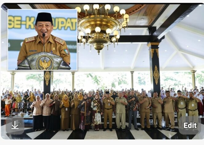 
					Pemkab Jombang selenggarakan lomba bertutur 2026, diikuti 50 siswa siswi kelas IV SD/Mi, Selasa-Rabu, 12- 13 Mei 2026. (Insert) Sekda Jombang Agus Purnomo. Foto: diskominfo jombang