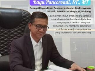 Kepala DPMPTSP Kabupaten Jombang, Bayu Pancoroadi.Foto: jombangkab.go.id