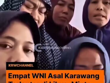 Empat perempuan TKW asal Karawang, Jawa Barat, mengadu dan minta tolong agar bisa pulang ke Indonesia. Permintaan ini langsung direspon Dedi Mulyadi, malam ini mereka berangkat dari Tripoli ke Indonesia. Foto: instagram@dedimulyadi71