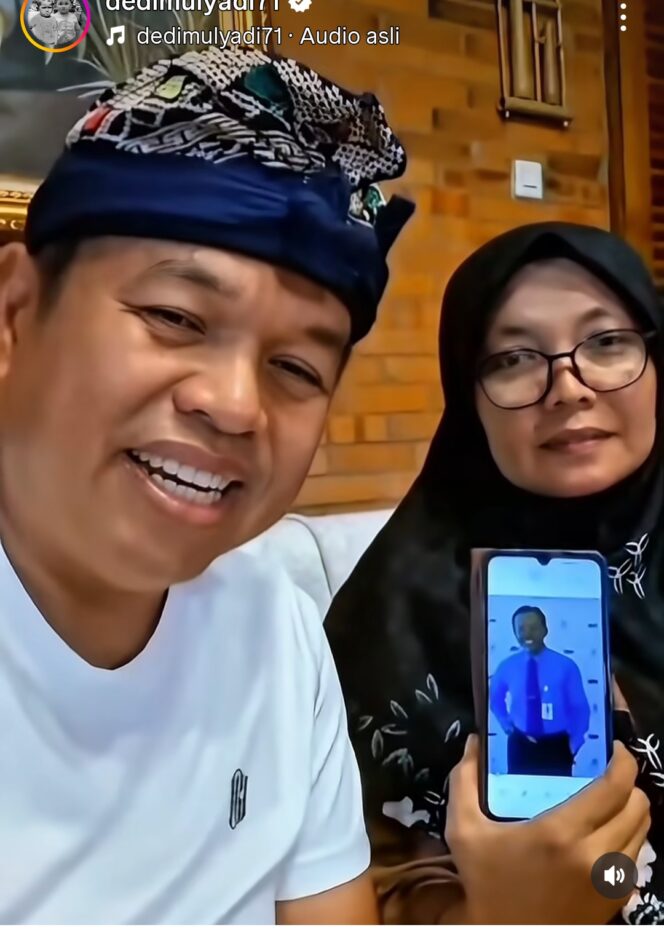 
					Gubernur Dedi Mulyadi dan adik Aman Yani. KDM pun mengeluarka sayembara berhadiah Rp 750 juta bagi siapa saja yang bisa menunjukkan keberadaan Aman Yani. Foto: instagram@dedimulyadi71