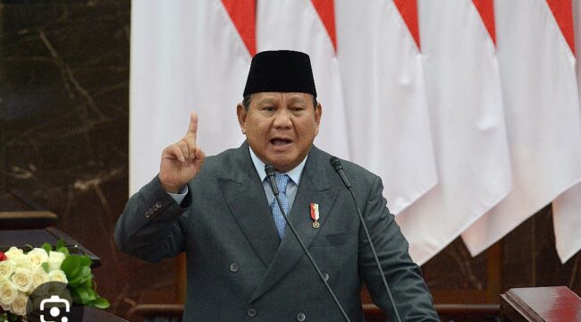 Presiden Prabowo pidato soal ekonomi, bertepatan dengan Hari Kebangkitan Nadional, 20 Mei 2026, di depan MPR. Foto: sektetariat negara