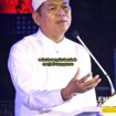 Gubernur Jawa Barat, Dedi Mulyadi saat pidato Hari Kebangkitan Nadional, dan memunculkan istilah Pesta Babi. Foto: instagran@percaya_nggakpercaya