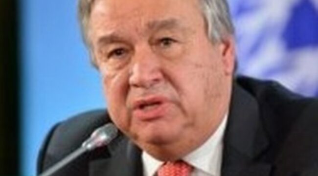 Antonio Gutteres, Sekjen PBB. Foto: instagran@antoniogutteres