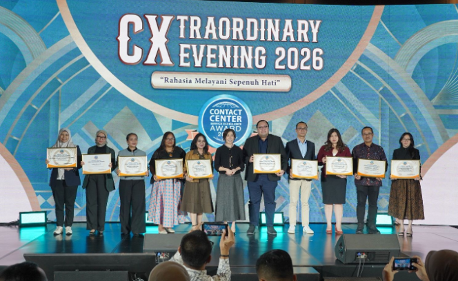 
					Pegadian meraih Top Award CXTradordinary Evening 2026. Foto: Ist