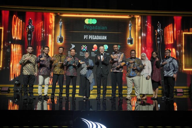 
					PT Pegadaian Indonrsia berhasil.memborong prestasi Best Company to Work For in Asia 2026 oleh HR Asia, di Jakarta, 5 Mei 2026. Foto: ist