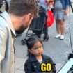 Inilah pertemuan Leona, 2, denga pianis jalanan Emilo Piano, di Los Angeles. Bocah keturunan Filipina ini, begitu ceria minta agar Emilio mengiringi dirinya melantunkan lagu Let It Go dari Frozen. Foto: Instgaram@emilio_piano