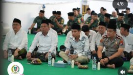 Ketua DPRD Jombang H. Hadi Atmaji menghadiri acara doa untuk menyambut tahun baru Hijriah 1448. Foto: instagram@dptd_jombang