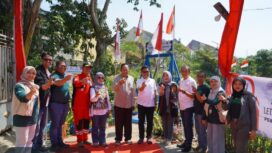 PT Pegadaian XII Surabaya resmikan bantuan jembatan untuk warga desa Temas, Batu, Jawa Tinur, Selasa, 17 Juni 2026. Foto: ist