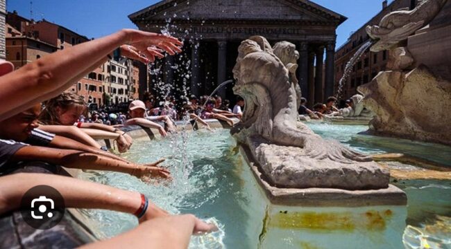 Perancis paling panas suhu udara mendekati 44 derajat celsius. Foto: ist