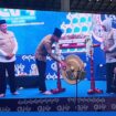 Wapres Gibran Rajabuming Raka memukul gong pembukaan Permata CAI 2026, Wonosalam, Senin  29 Juni 2026. Foto: instagram@jombang_update