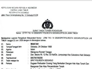 Laporan ke polisi