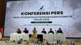 Konperensi pers BPOM
