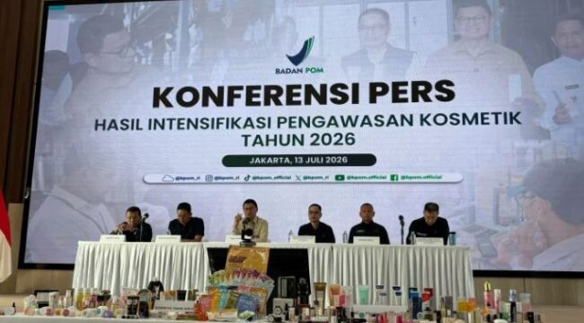 Konperensi pers BPOM