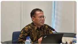 Penyuluh Pajak Ahli Madya DJP, Eddy Triono, menyampaikan media briefing di Kantor Pusat DJP, Jakarta, Selasa 30 Juni 2026.Foto: ist