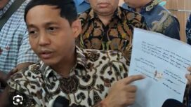 Menteri Kehutanan, Raja Juli Antoni saat memberikan keterangan pers di gedung Menggala Wanabakti, Jakarta, Jumat, 3 Juli 2026. Foto: antara