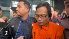 KPK menahan Sekretaris Jenderal Majelis Permusyawaratan Rakyat (MPR) RI periode 2019–2021, Ma'ruf Cahyono.Foto: ist