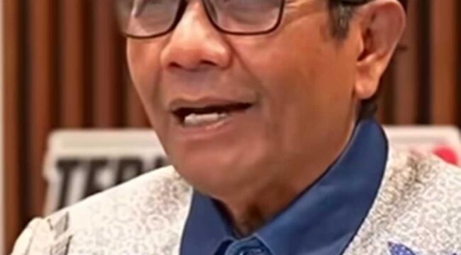 Prof Dr H Mahfud MD, ahli hukum, mantan cawapres. Foto: ist