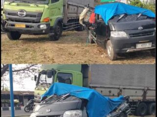 Tragedi maut terjadi di jalur Pantura, Indramayu, Jabar. Kecelakaan beruntun menyebakan 12 orang warga desa Cempeh Lelean, korban yewas dan 6 lainnya luka luka, Minggu siang 12 Juli 2026. Foto: ist