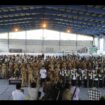 Berlokasi di Tempat Pengolahan Akhir (TPA) Banjardowo, Bupati Warsubi terima 1.225 mahsiswa UPN Veteran  melaksanakan KKN di Jombang, Senin 13 Juli 2026. Foto: diskomknfo jombang