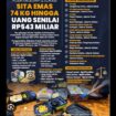 Grafis hasil penggeledahan penyidik polri di 12 titik lokasi, termasuk rumah milik Febrie Adriansyah. Foto: tribunnews