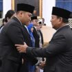 Presiden Prabowo melantik Sudaryono sebagai Kepala BGN, mengganatika Nanik S Deyang, yang digeser ke Dewan Pengawan BGN, Rabu 22 Juli 2026. Foto: Ist