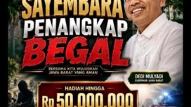 Gubernur Jawa Barat, Dedi Mulyadi buka sayembar berhadiah hingga Rp50 juta, bagi warga yang berhasil menangkap pelaku begal, pencuri, atau tindak kriminal lainnya. Foto: pemprov jabar