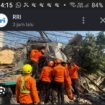 Trailer gandeng bermuatan kertas gelondong alami rem blong jalur menurun Gempol, Pasuruan, lima rumah hancur, Senin pagi, 27 Juli 2026. Foto: rri.id