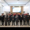 Bupati Jombang H Warsubi melantik enam pejabat pengawas dan administrasi pendidikan, serta melantik 19 kepala sekolah, Senin 27 Juli 2026. Foto