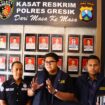Foto: Istimewa
Kasatreskrim Polres Gresik AKP Arya Widjaya saat memberikan keterangan terkait adanya tersangka baru kasus pemalsuan SK PPPK.
