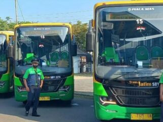 Armada bus Trans Jatim