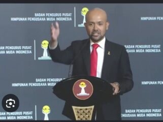 Akbar Himawan Buchari, mantan Ketum HIPMI, yang saat ini terseret kasus gratifikasi Rp3,5 miliar, proyek DJKA di Sumut. Foto: antara
