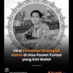 Ucapan duka cita terhadap Yurizal, 48, meninggal dunia seyelaj 8.jam menunggu tidak mendapat rawat. Foto: instgram@akurat.co
