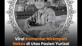 Ucapan duka cita terhadap Yurizal, 48, meninggal dunia seyelaj 8.jam menunggu tidak mendapat rawat. Foto: instgram@akurat.co