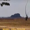 Beginilah kondisi semburan lumpur pekat yang sudah terjadi sejak 1978 hingga saat ini yerus terjadi Oro-Oro Kesongo, Desa Tempuran, Kecamatan Kunduran, Blora Jawa Tengah. Foto: ist