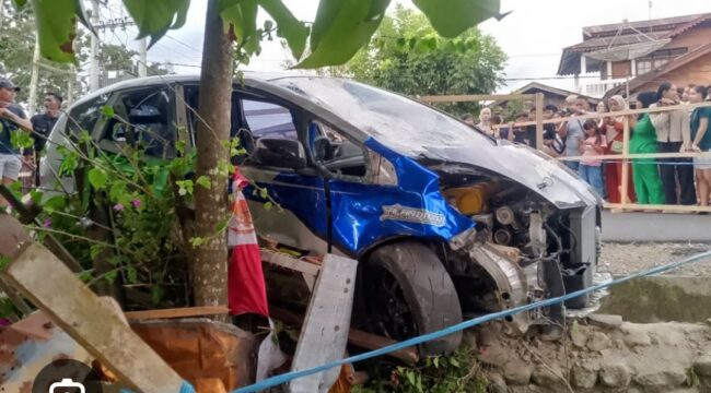 Muhammad Rizal, 27 tahun, warga Kotamobagu, peserta kategori mobil kelas terbuka yang mengalami hilang kendali pada acara drag race, Minggu 9 Agustus 2026. Foto: ist