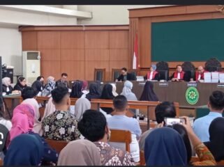 Sidang perdana, kasus penganiayaan, penelantara Daycare Aresha, Yogya, Selasa, 18 Agustus 2026. Foto: ist