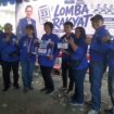 Juara I acara lomba tarik tambang Partai Demokrat Surabaya berhadiah Rp1,5 juta, diselenggarakan di sekretariat PD Surabaya, 23 Agustus 2026. Foto: ist